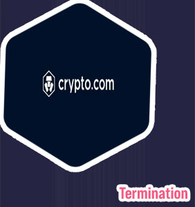 Cryptocom account terminated